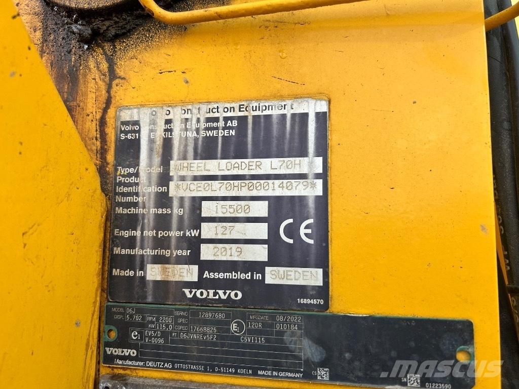 Volvo L 70 H Utovarivači na točkove
