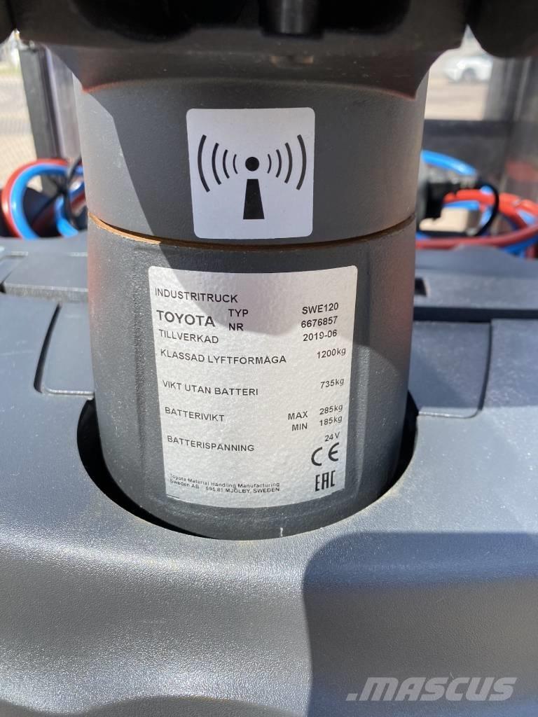 Toyota SWE 120 Ručni električni viljuškar