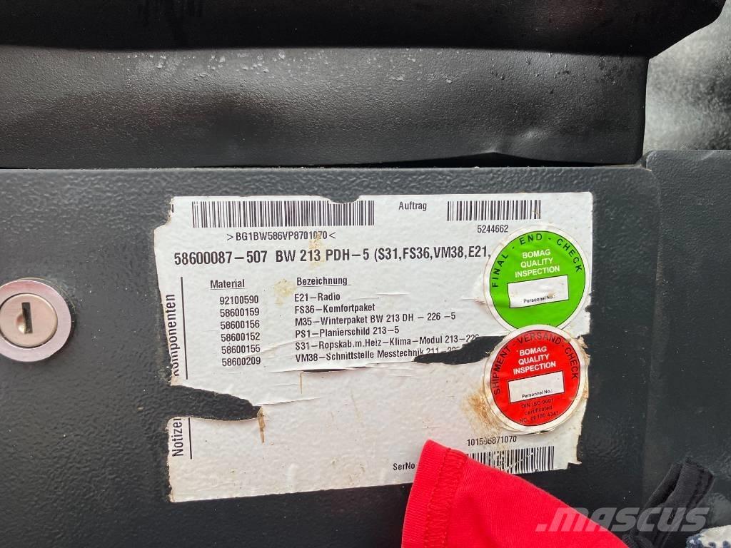 Bomag BW 213 PDH-5 Nabijači zemlje