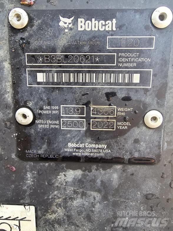 Bobcat E20 Mini bageri < 7t