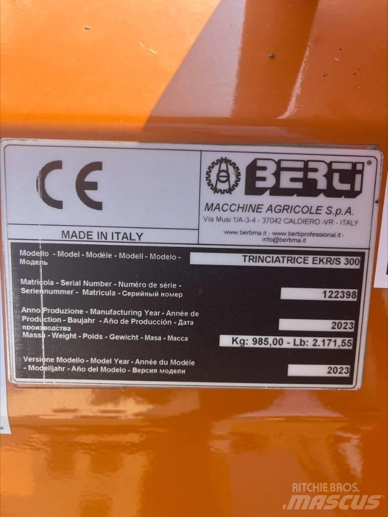 Berti EKR-S 300 Kosilice za livade