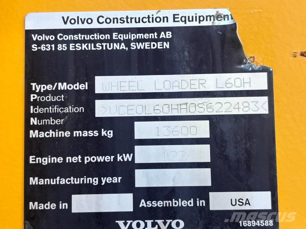 Volvo L60H Utovarivači na točkove