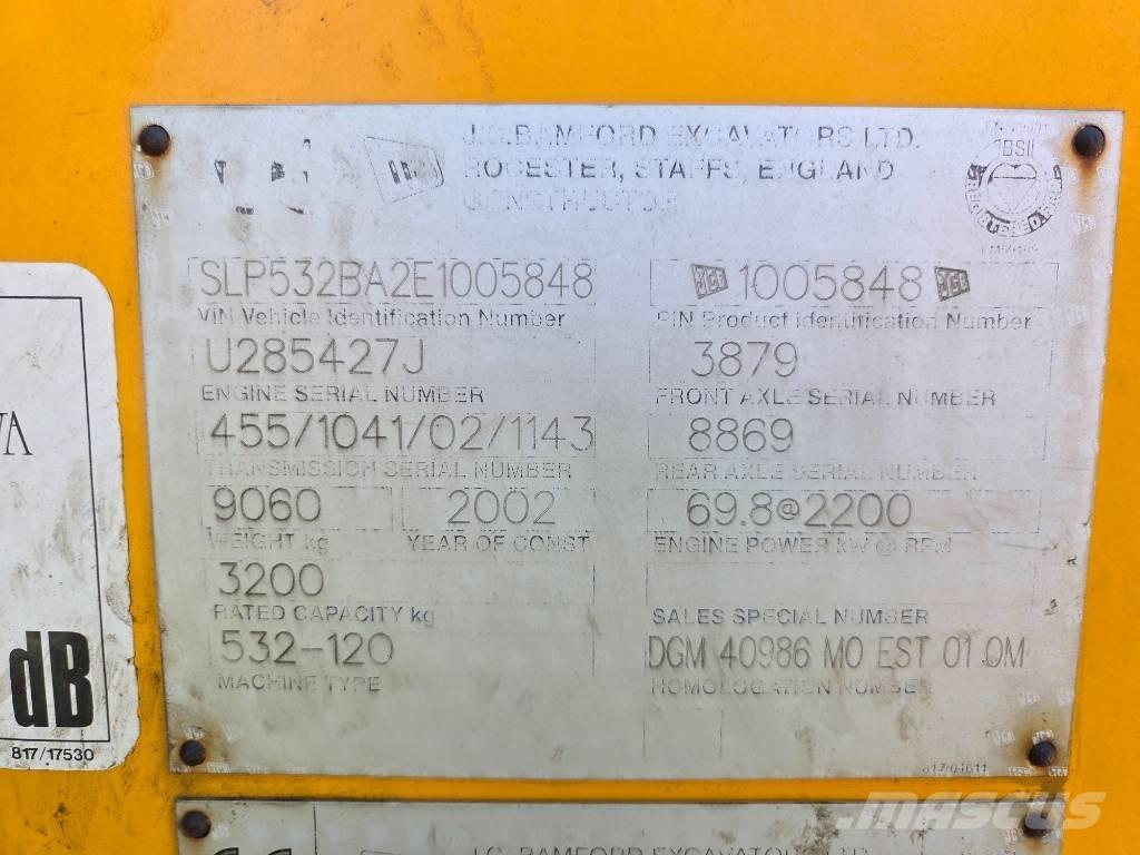 JCB 532-120 Teleskopski viljuškari