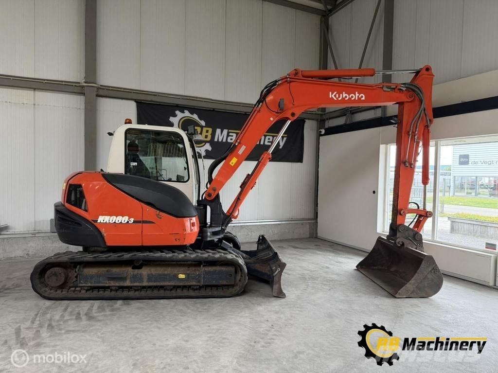Kubota KX080-3 Midi bageri 7t – 12t