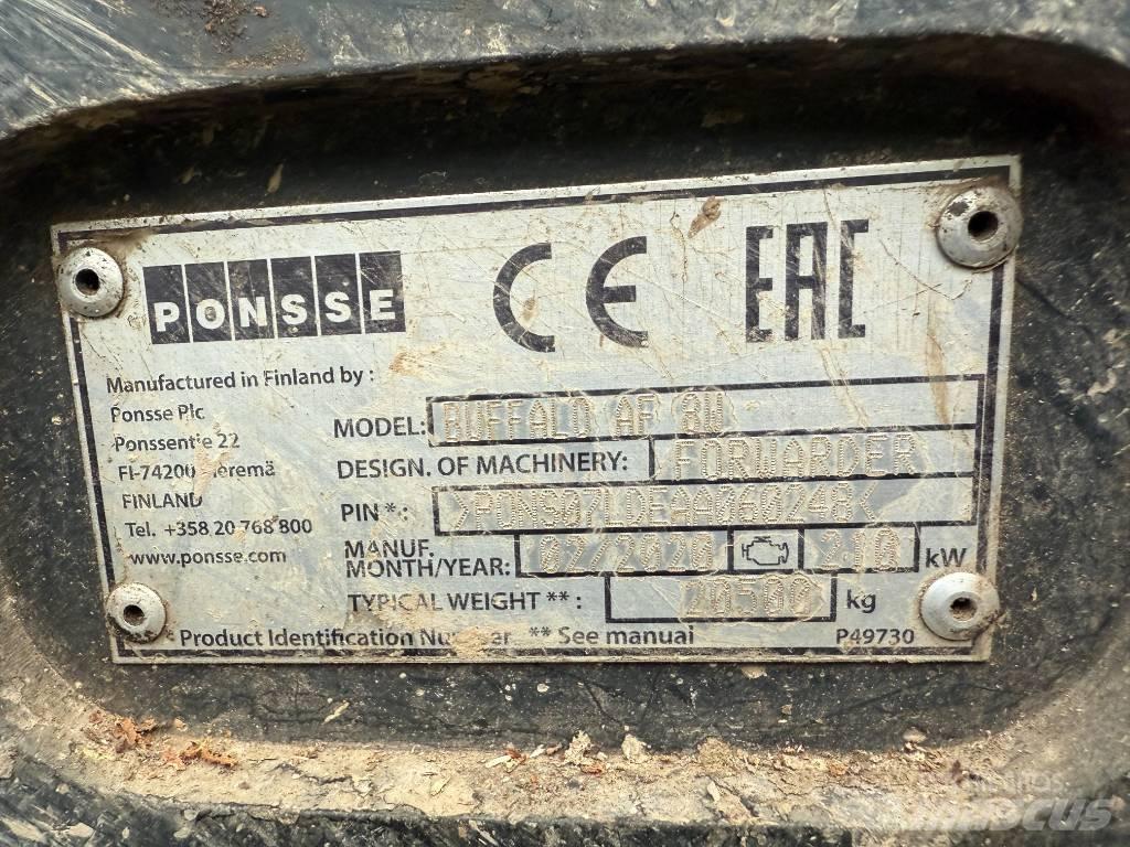 Ponsse BUFFALO AF 8W Forvarderi
