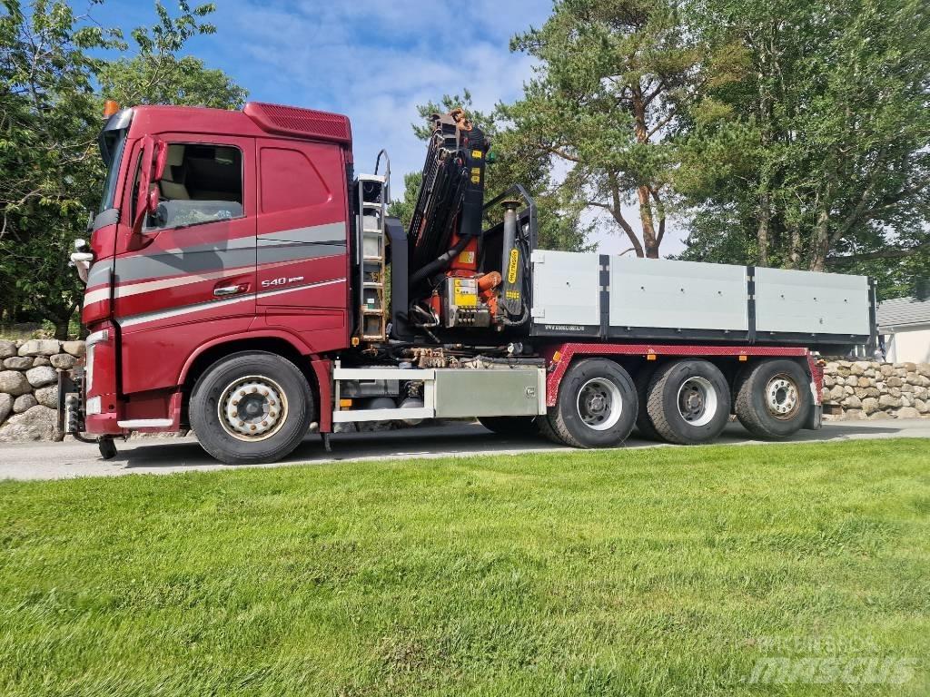 Volvo FH 540 Rol kiper kamioni sa kukom za podizanje tereta