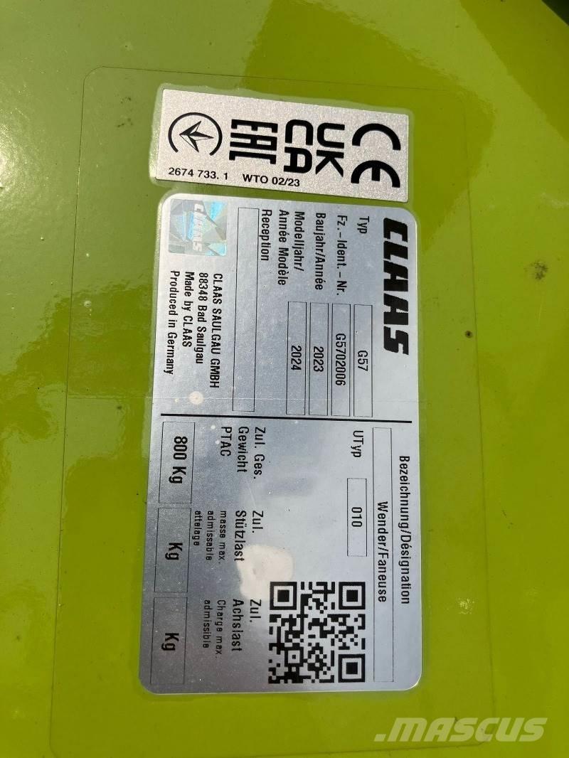 CLAAS Volto 65 Okretači i sakupljači sena