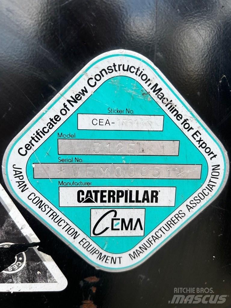CAT 312 E Bageri guseničari