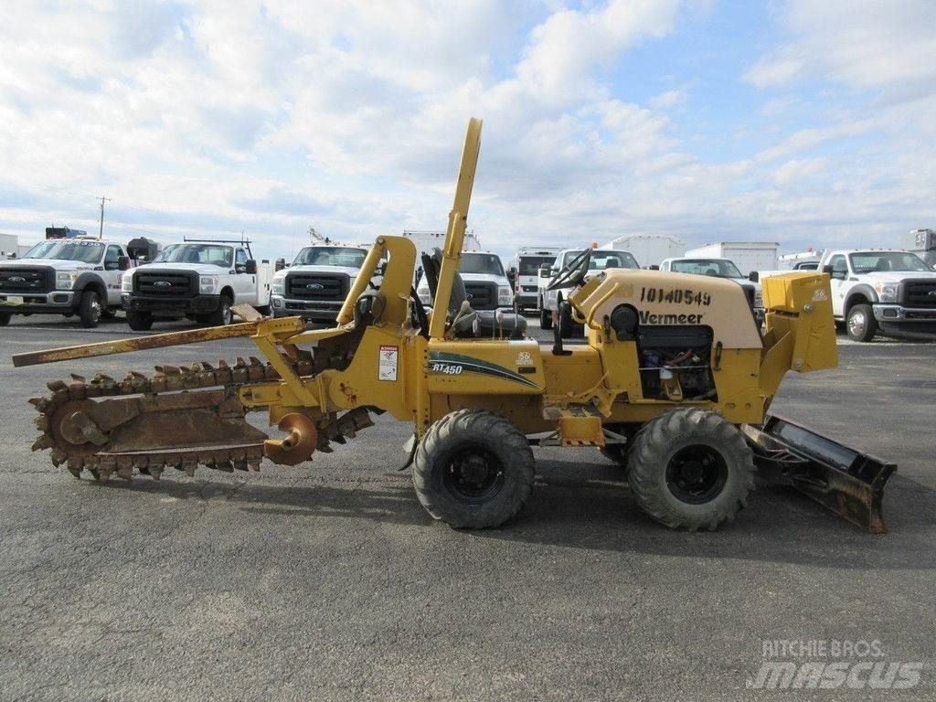 Vermeer RT450 Rovokopači freze za kanale Trenčeri