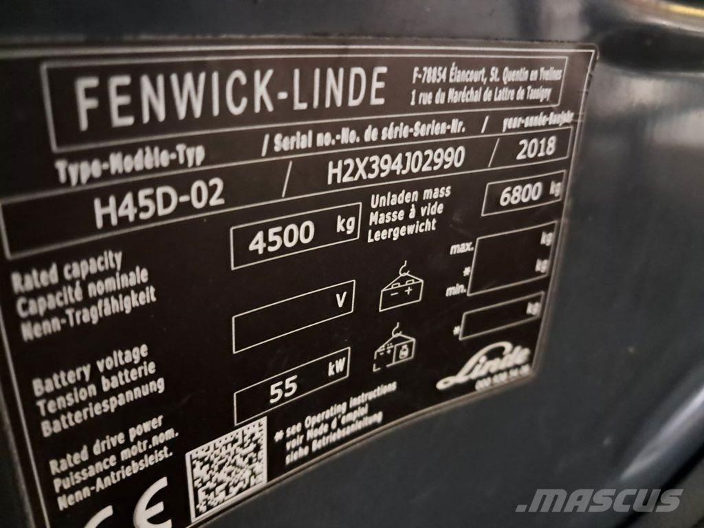 Linde H45D-02 Dizelski viljuškari