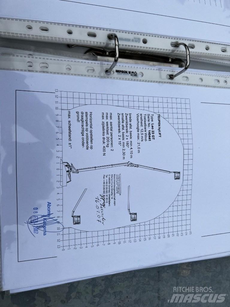 Teupen Leo 23 GT Zglobne podizne platforme