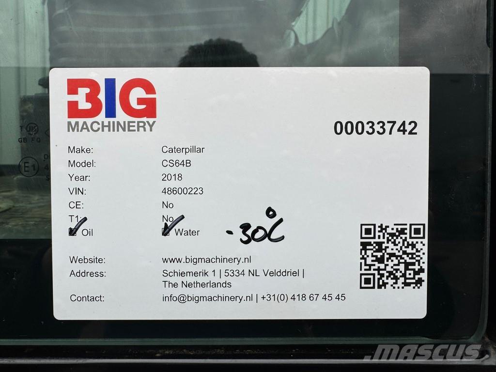 CAT CS64B Valjci sa jednim bubnjem
