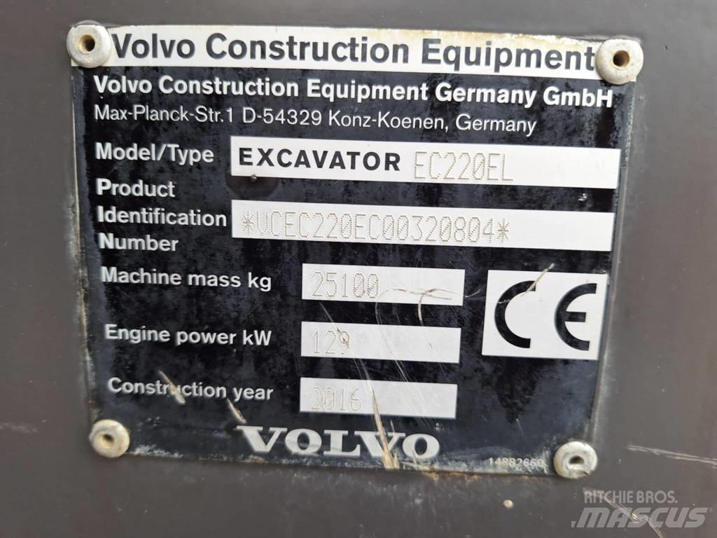 Volvo EC 220 EL Bageri guseničari