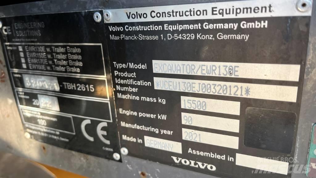 Volvo EWR130E Bageri točkaši