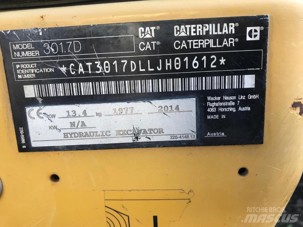 CAT 301.7 D Mini bageri < 7t