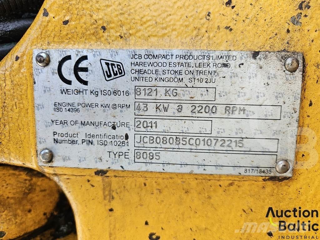 JCB 8085 Midi bageri 7t – 12t