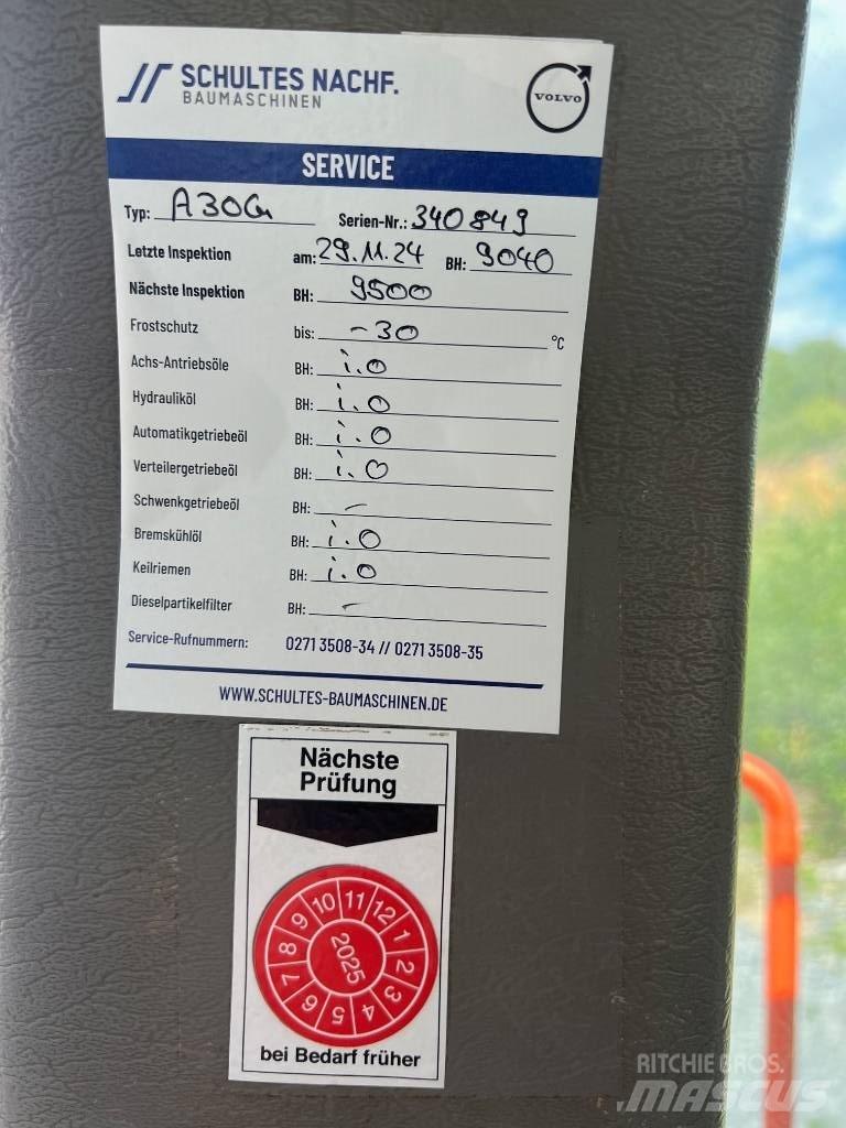 Volvo A 30 G Zglobni damperi