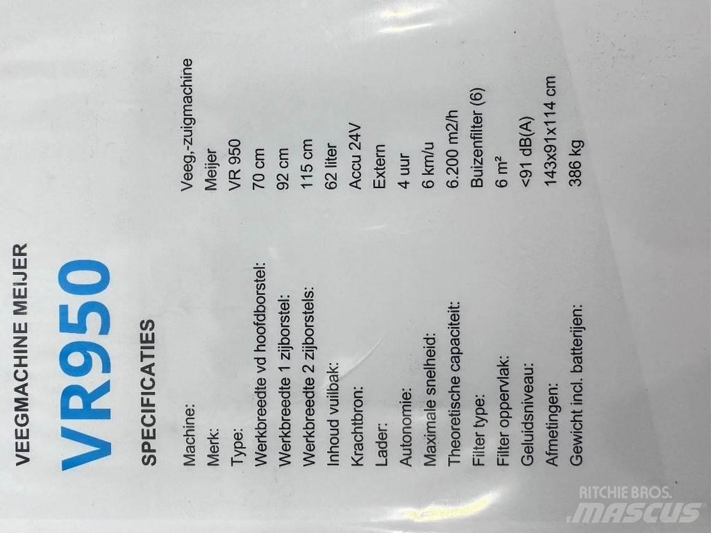 Meijer VR950 Mašine za čišćenje