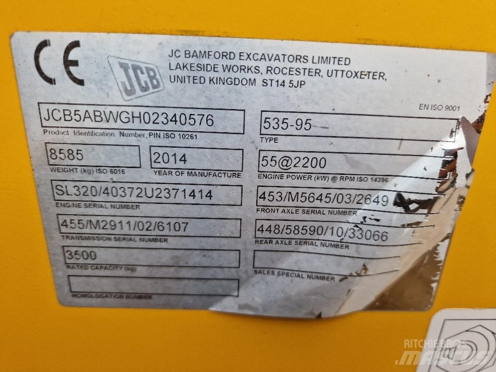JCB 2014 JCB 535-95 Teleskopski viljuškari