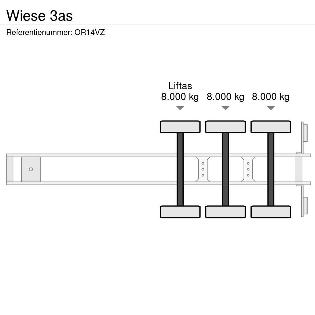 Wiese 3as Poluprikolice sa otvorenim sandukom