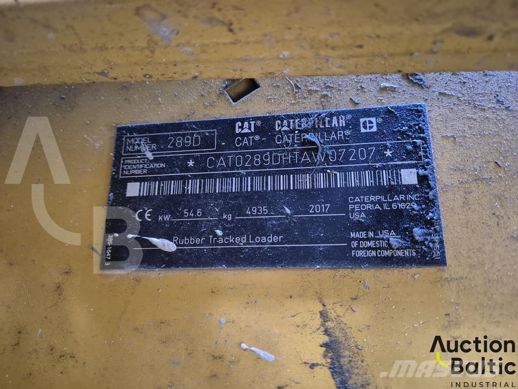 CAT 289 D Utovarivaču guseničara