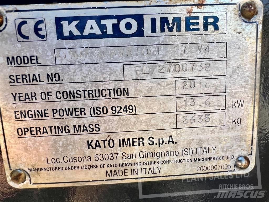 Kato HD27V4 Mini bageri < 7t