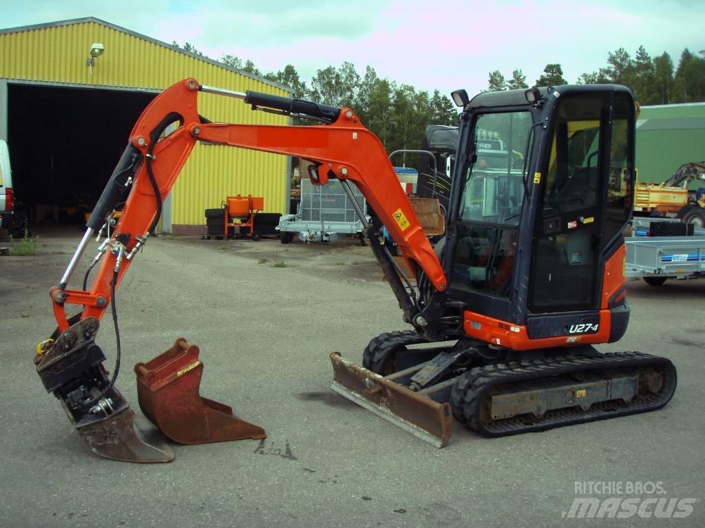 Kubota U 27-4 Mini bageri < 7t
