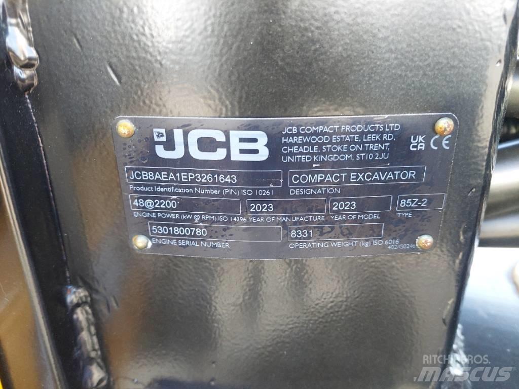 JCB 85 Z-2 Midi bageri 7t – 12t
