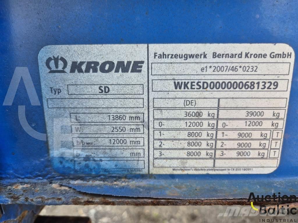 Krone SD Poluprikolice sa ciradom