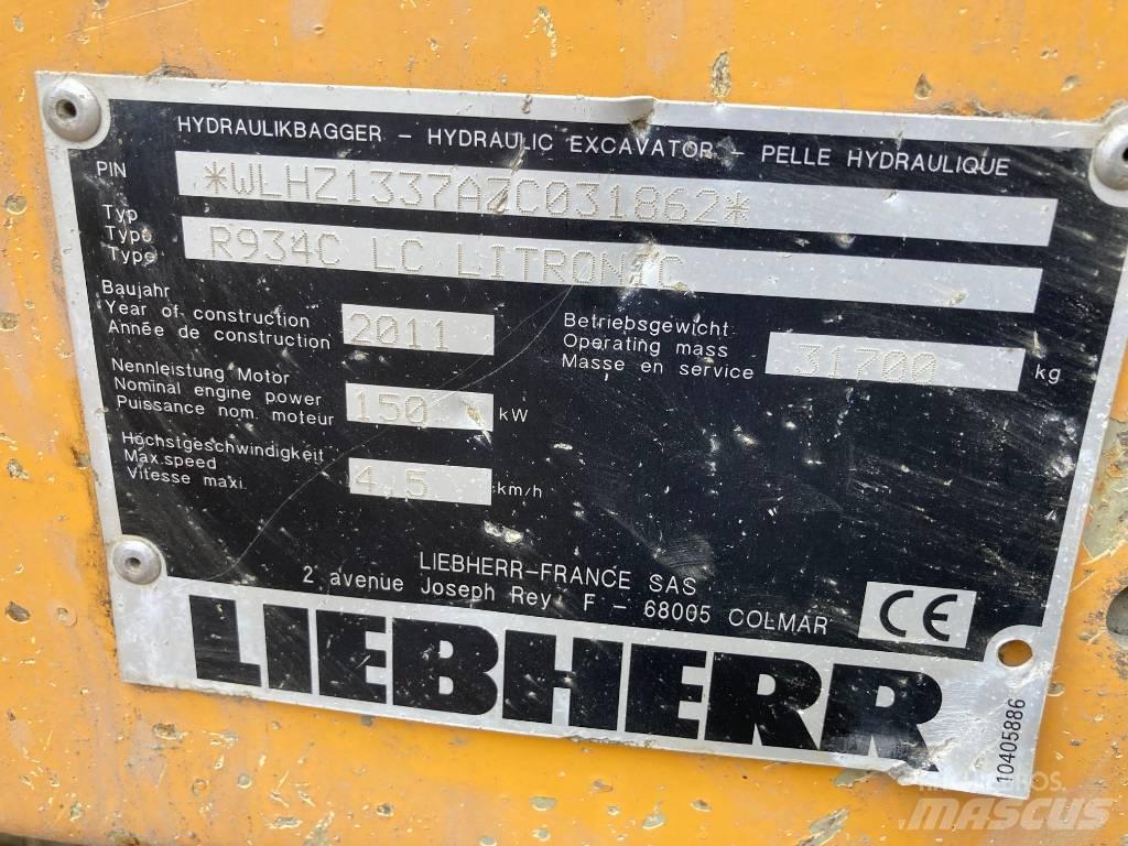 Liebherr R 934 C Bageri guseničari