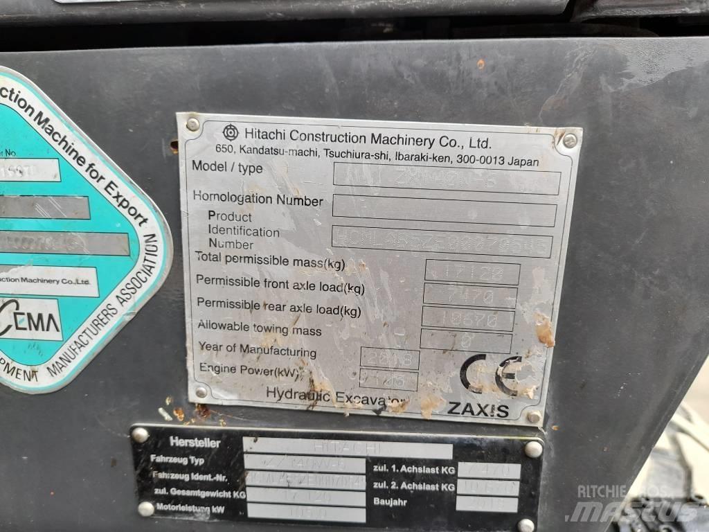 Hitachi ZX 140 W-6 Bageri točkaši