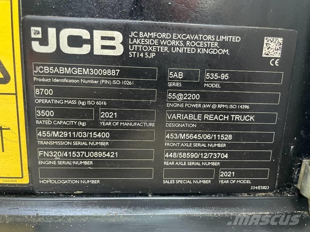 JCB 535-95 Teleskopski viljuškari