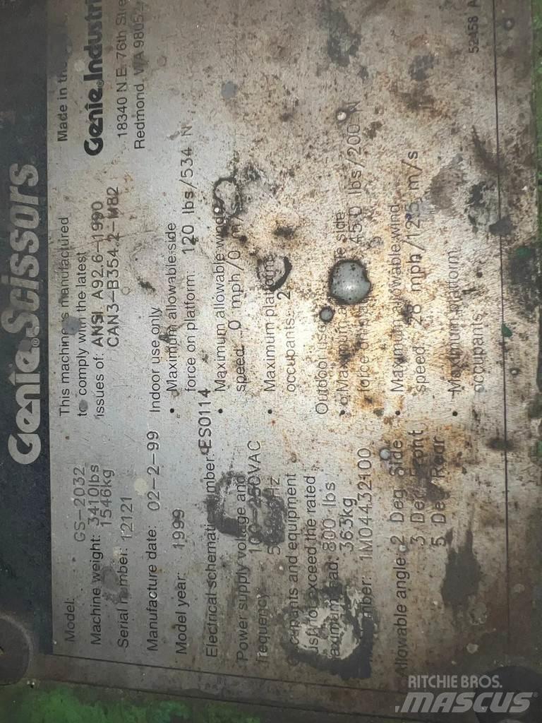 Genie GS-2032 Makazaste platforme