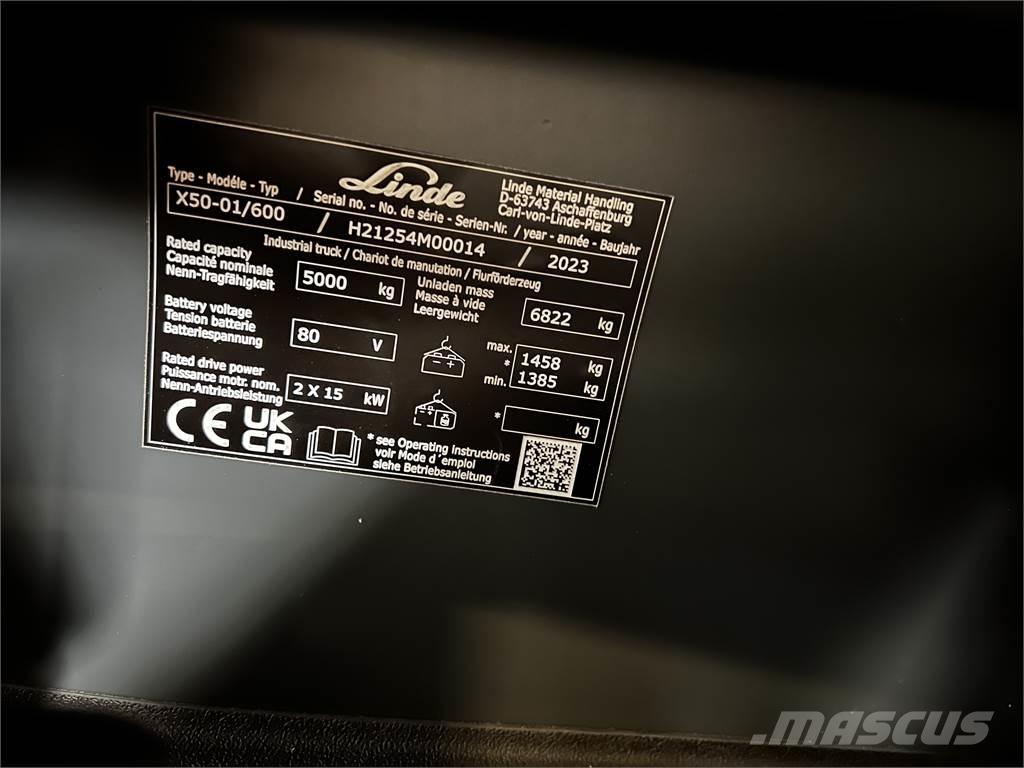 Linde X50 Električni viljuškari