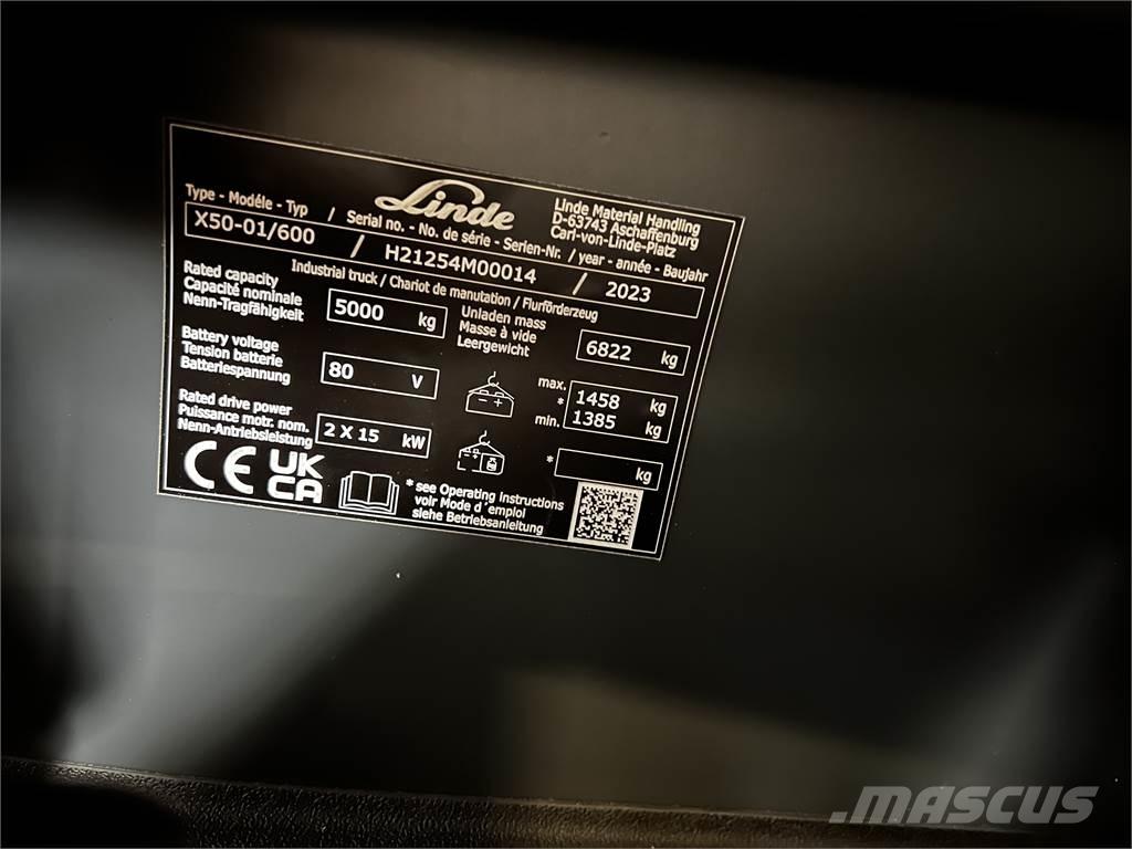 Linde X50 Električni viljuškari