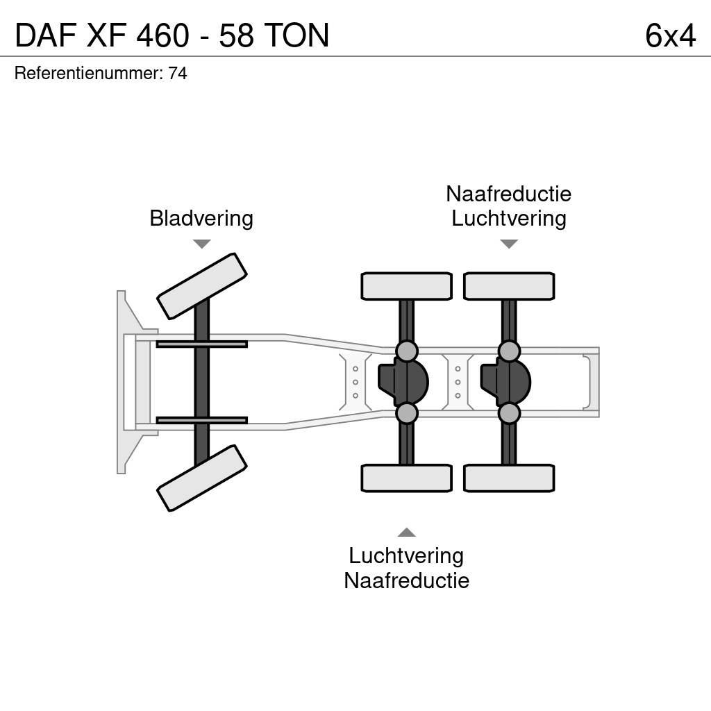 DAF XF 460 - 58 TON Tegljači