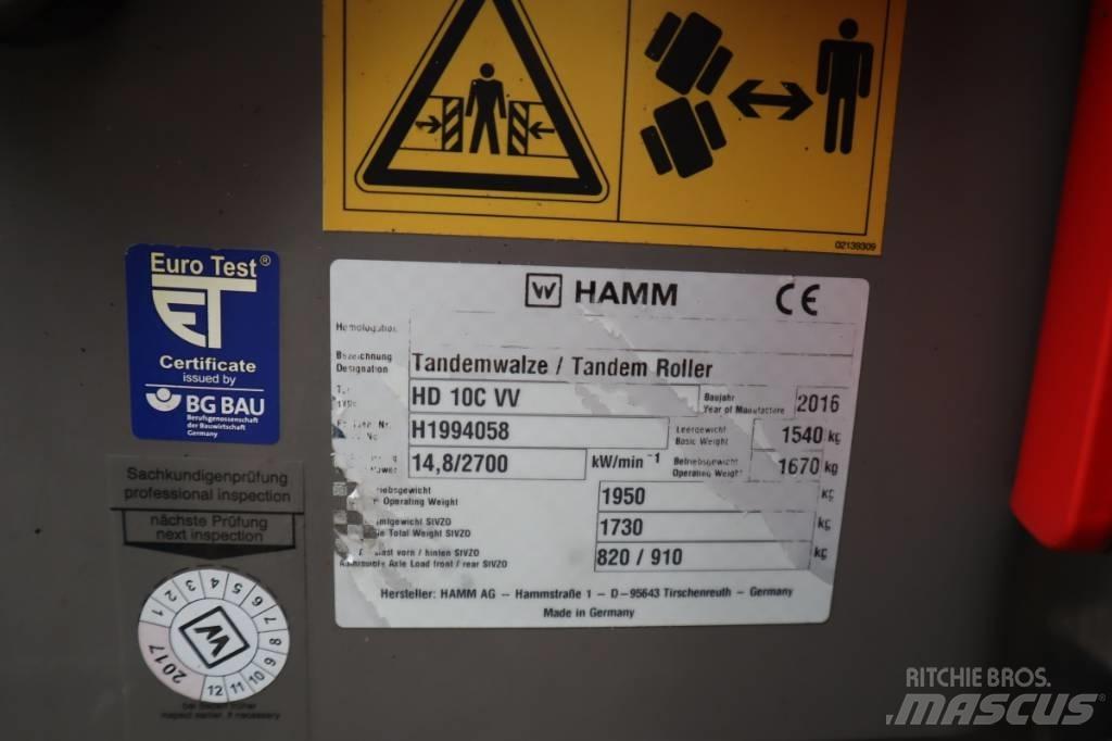 Hamm HD 10C VV Valjci sa duplim bubnjem