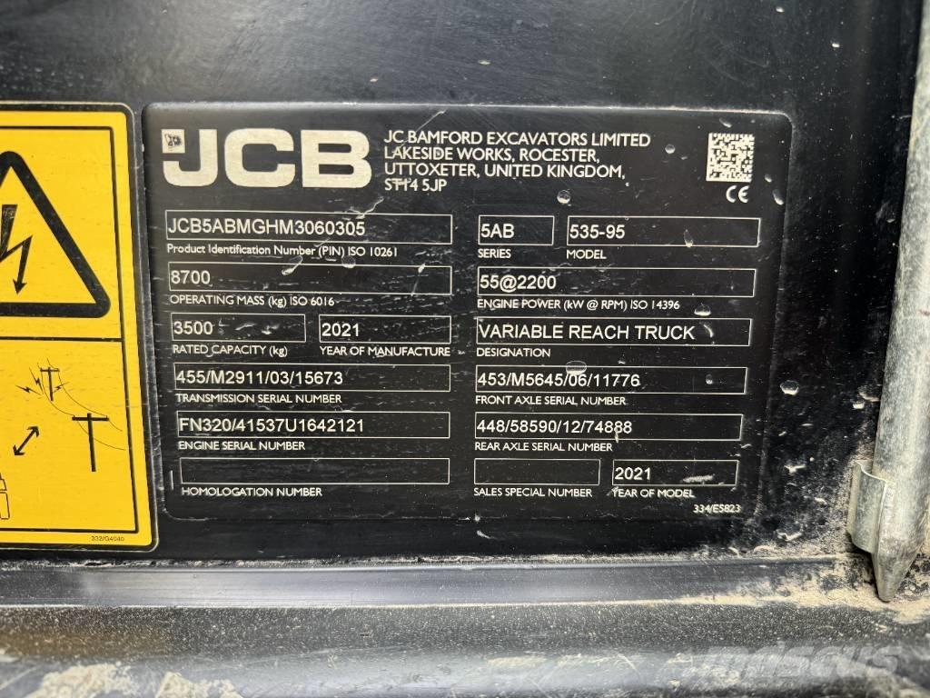JCB 535-95 Teleskopski viljuškari