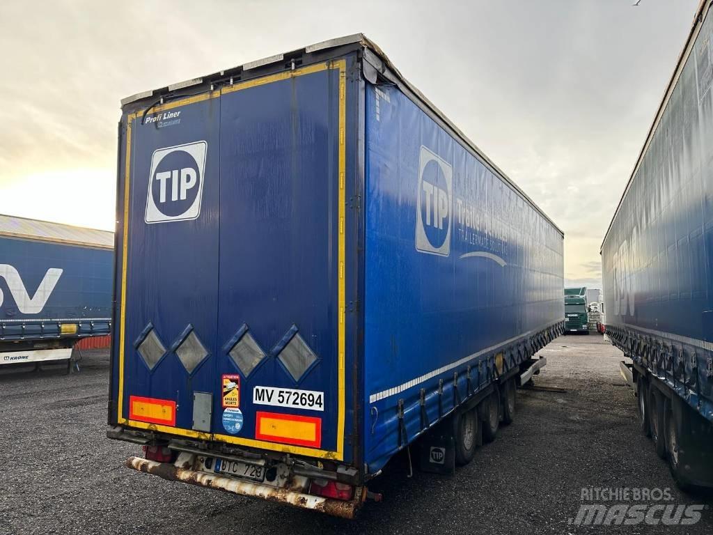 Krone SD MEGA-LINER Poluprikolice sa ciradom