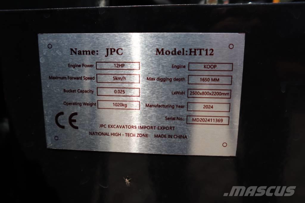 JPC HT12 Mini bageri < 7t