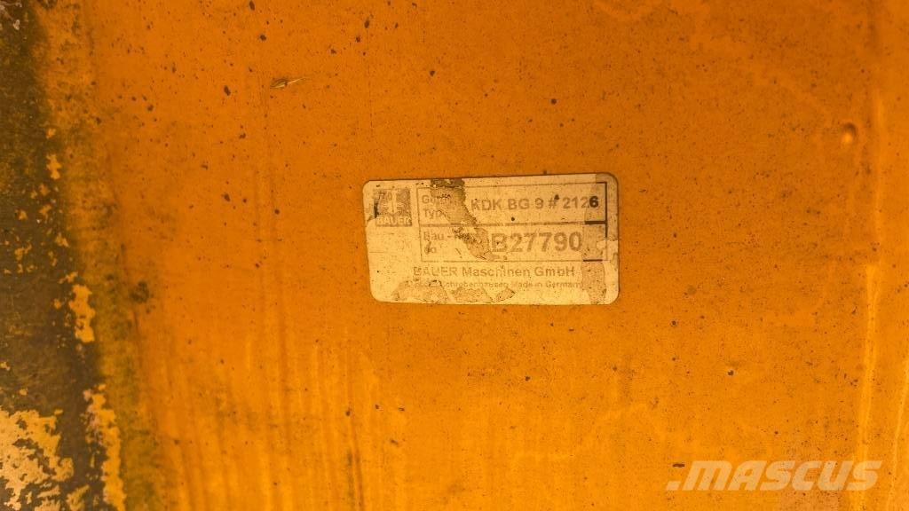 Bauer KDK 9 Rezervni delovi i oprema za bušenje