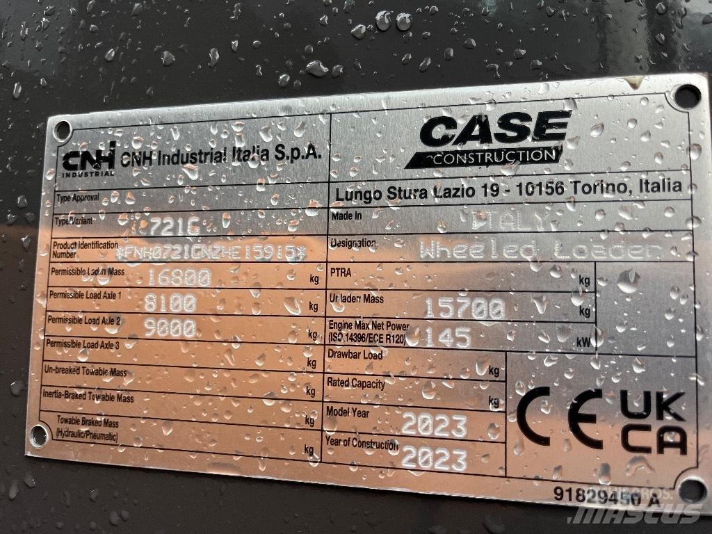 CASE 721 G Utovarivači na točkove