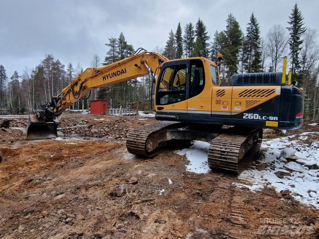 Hyundai 260 LC Bageri guseničari