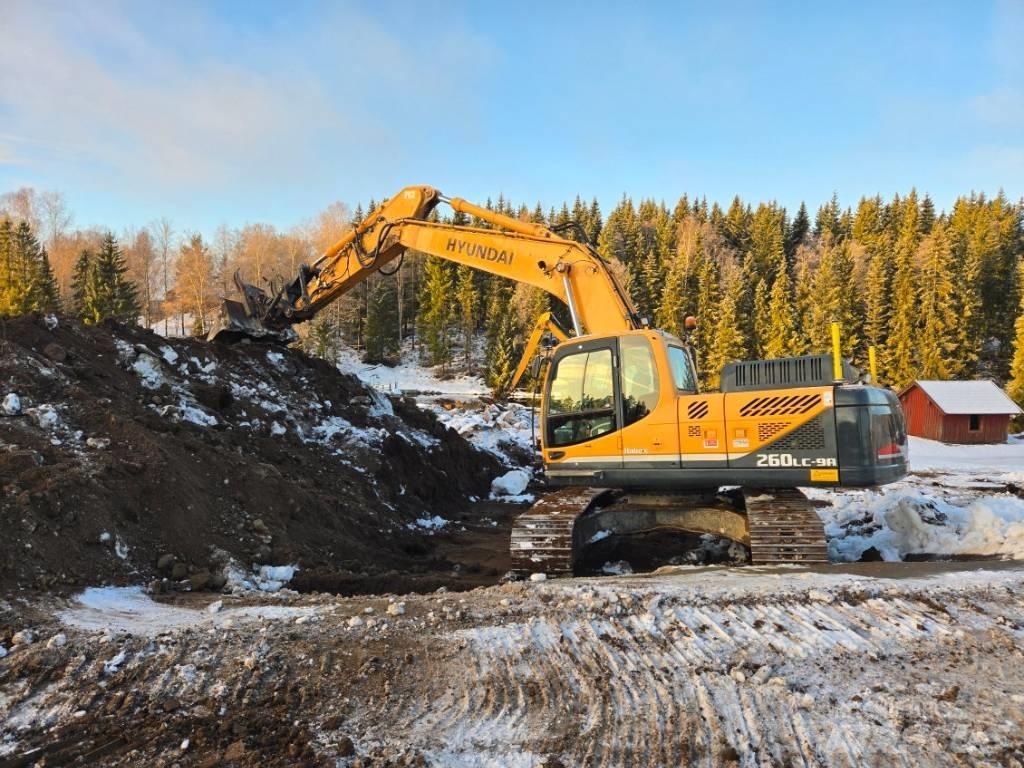 Hyundai 260 LC Bageri guseničari