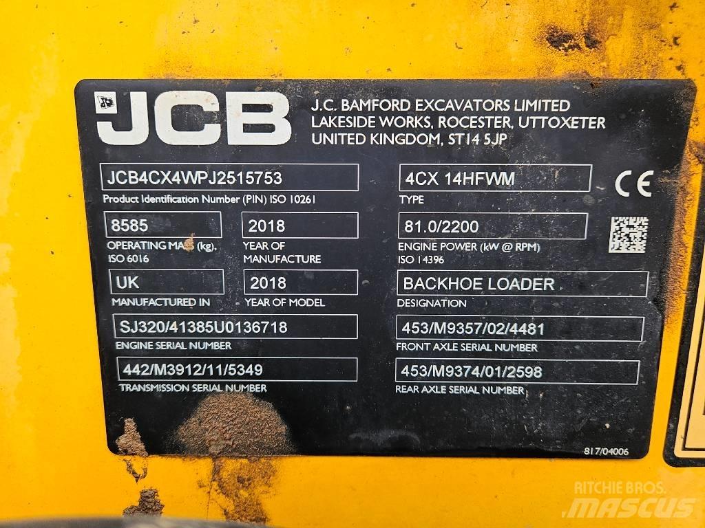 JCB 4 CX Rovokopači