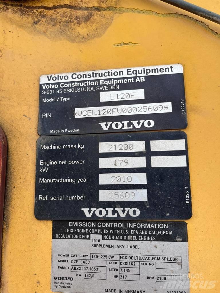 Volvo L 120 F Utovarivači na točkove