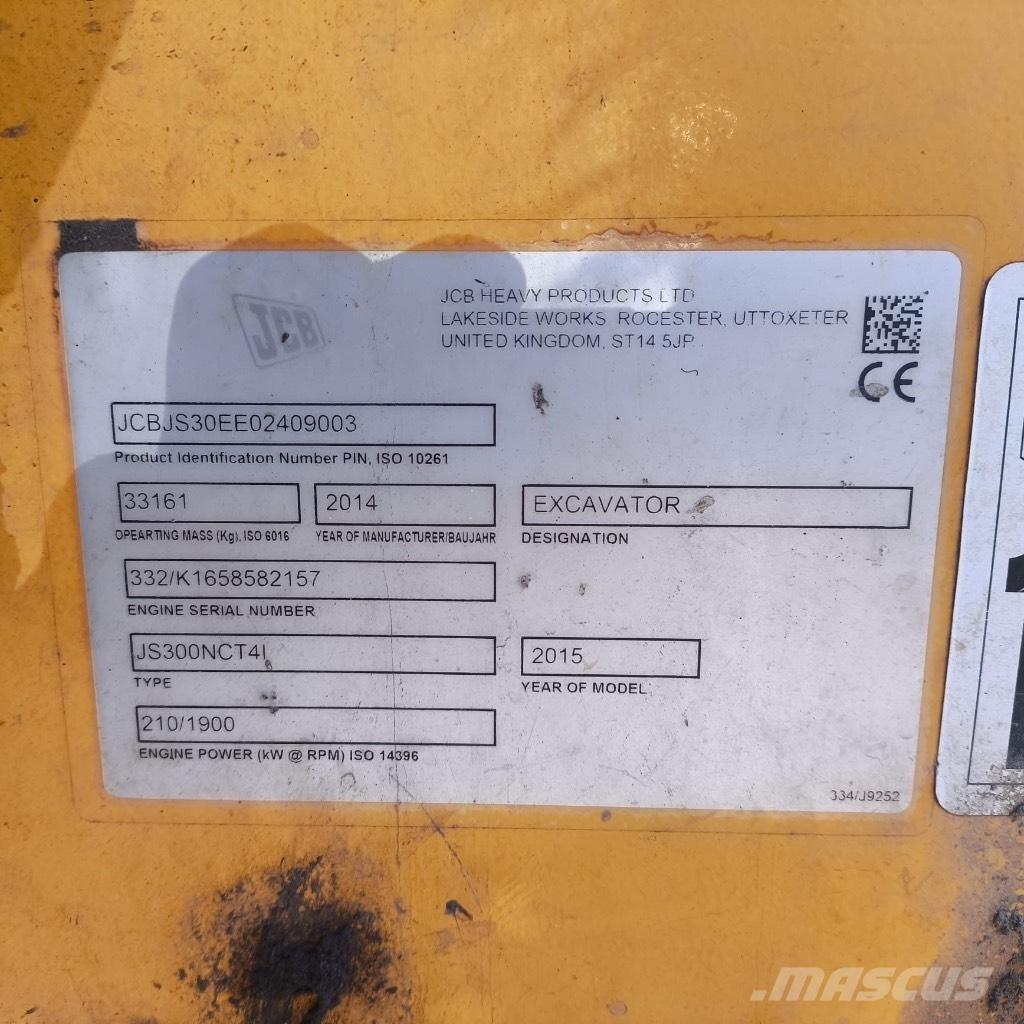 JCB JS 300 Bageri guseničari