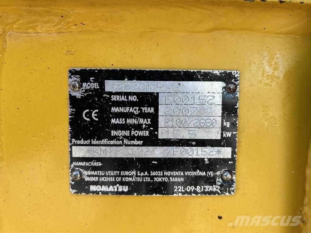 Komatsu PC20MR-2 Mini bageri < 7t