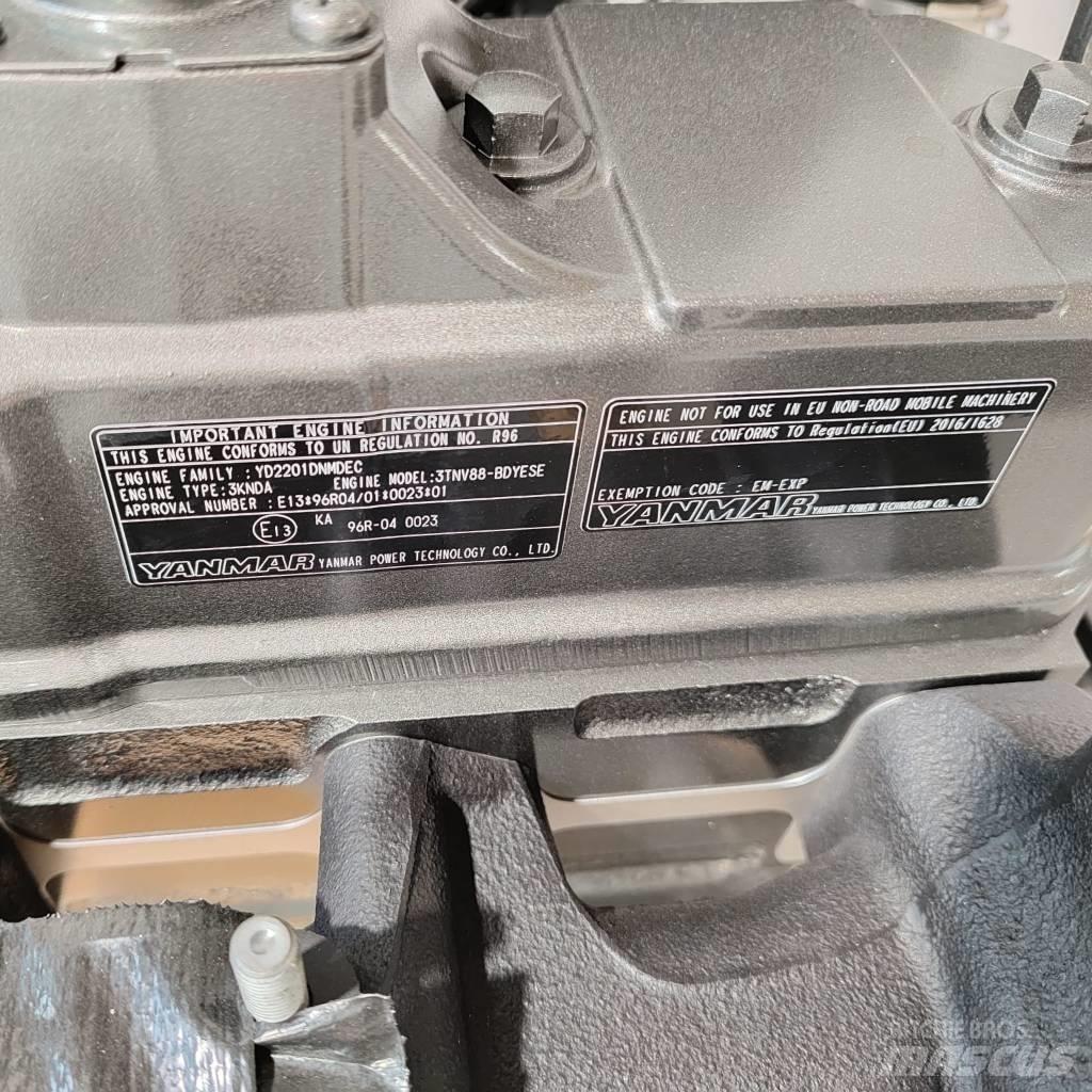 Yanmar 3TNV88 Motori za građevinarstvo