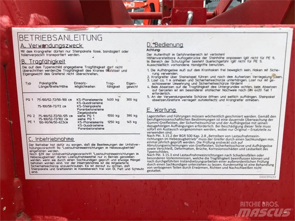  PQ 1-720 Ostalo za građevinarstvo